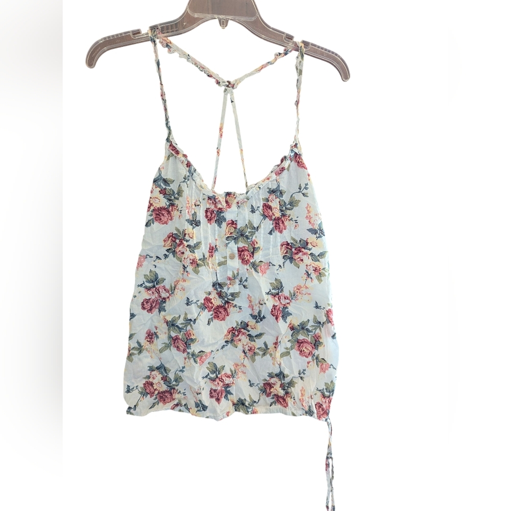 Full Tilt XL Floral Spaghetti Strap Top